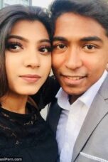 Partying on the wedding anniversary while nude